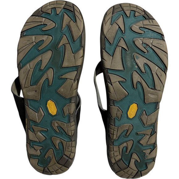 Vionic Bryce Men\'s Orthotic Flip Flops Black Size 12 Vibram Sole Sandals main image 4